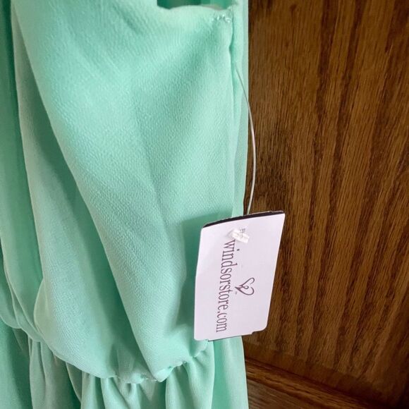 NWT Juniors M Dress Mint Green - Picture 3 of 6